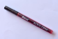  Akril toll 0,8mm piros