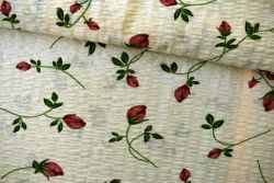   Krepp anyag 100% pamut  tulipn